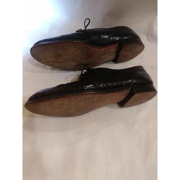 VINTAGE FootJoy Classics Crocodile Leather brogue wingtip Dress shoes Size 11c main image 11